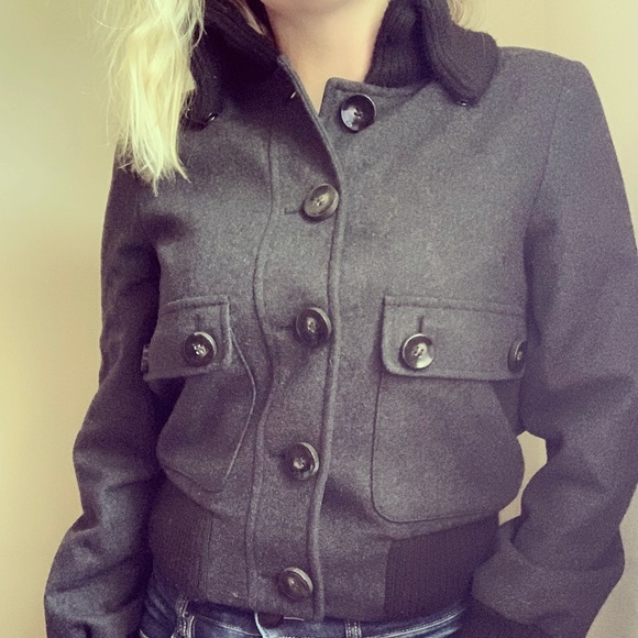 NY&C button up wool blend jacket - Picture 3 of 10